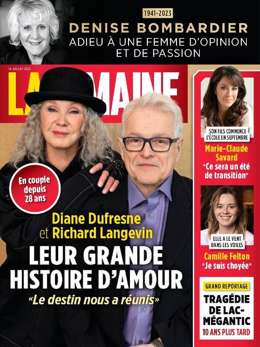 Title details for La Semaine by TVA Publications Inc. - Available